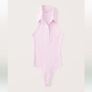AF ribbed polo bodysuit